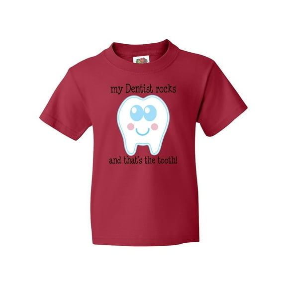 Inktastic Dentist Rocks Tooth Youth T-Shirt