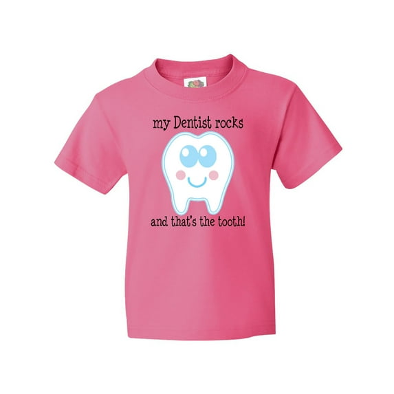 Inktastic Dentist Rocks Tooth Youth T-Shirt