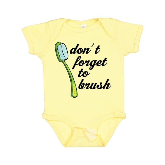 Inktastic Dentist Toothbrush Dental Hygienist Boys or Girls Baby Bodysuit
