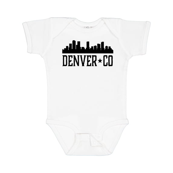 Inktastic Denver Colorado City Skyline Boys or Girls Baby Bodysuit