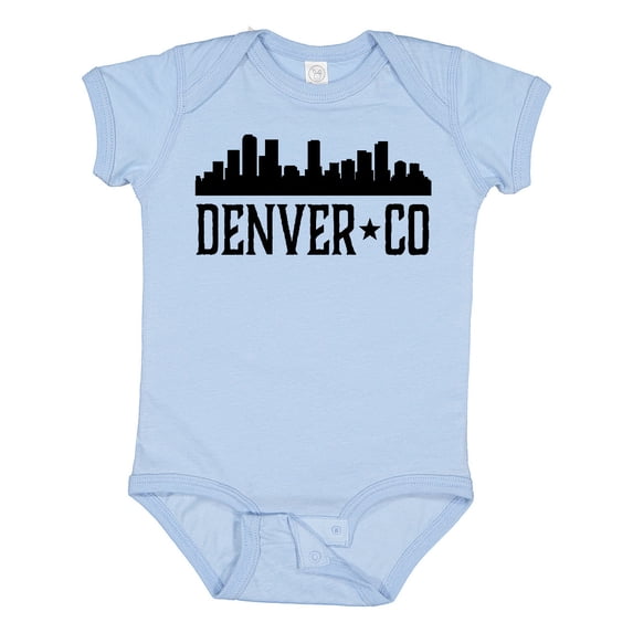 Inktastic Denver Colorado City Skyline Boys or Girls Baby Bodysuit