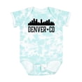 thumbnail image 1 of Inktastic Denver Colorado City Skyline Boys or Girls Baby Bodysuit, 1 of 5