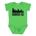 thumbnail image 1 of Inktastic Denver Colorado Skyline Grunge Boys or Girls Baby Bodysuit, 1 of 5