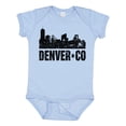 thumbnail image 1 of Inktastic Denver Colorado Skyline Grunge Boys or Girls Baby Bodysuit, 1 of 5