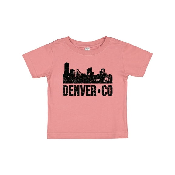Inktastic Denver Colorado Skyline Grunge Boys or Girls Baby T-Shirt