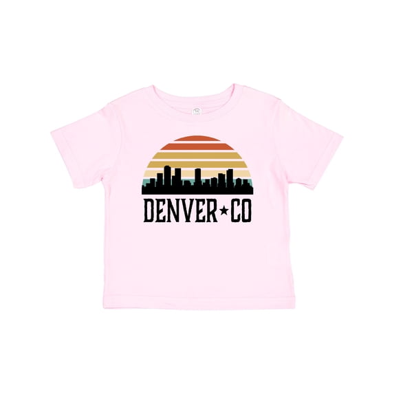 Inktastic Denver Colorado Skyline Vintage Boys or Girls Baby T-Shirt