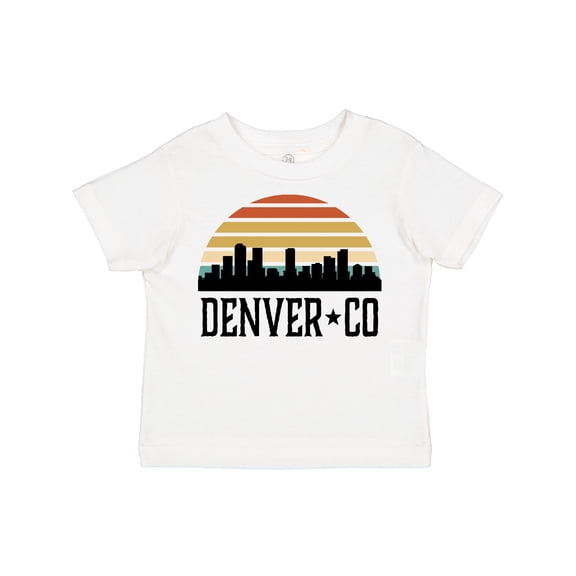 Inktastic Denver Colorado Skyline Vintage Boys or Girls Toddler T-Shirt
