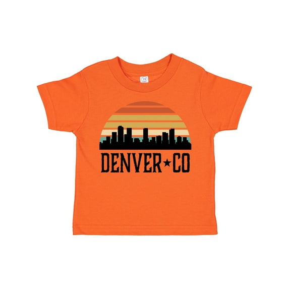 Inktastic Denver Colorado Skyline Vintage Boys or Girls Toddler T-Shirt
