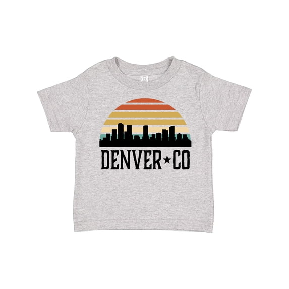 Inktastic Denver Colorado Skyline Vintage Boys or Girls Toddler T-Shirt