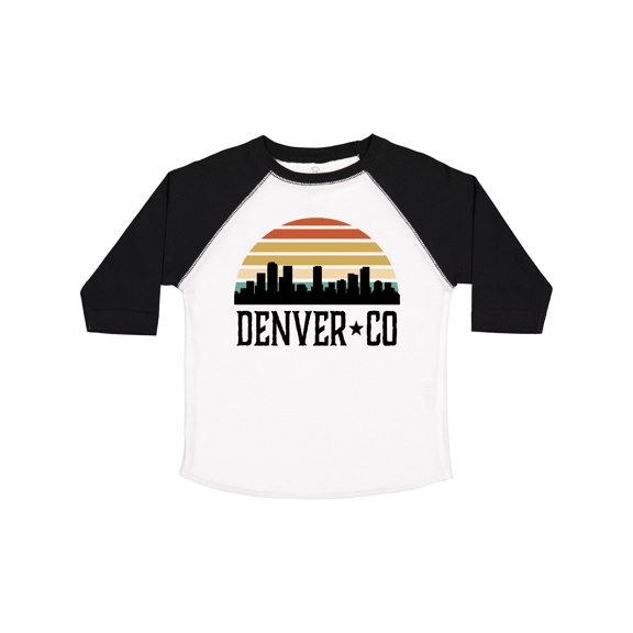 Inktastic Denver Colorado Skyline Vintage Boys or Girls Toddler T-Shirt