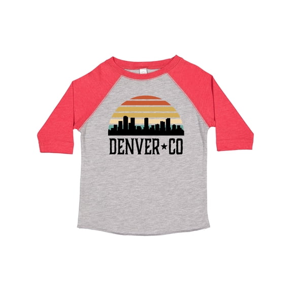 Inktastic Denver Colorado Skyline Vintage Boys or Girls Toddler T-Shirt