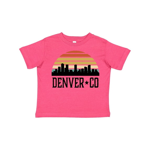 Inktastic Denver Colorado Skyline Vintage Boys or Girls Toddler T-Shirt