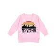thumbnail image 1 of Inktastic Denver Colorado Skyline Vintage Toddler Sweatshirt, 1 of 4