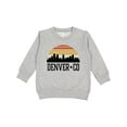 thumbnail image 1 of Inktastic Denver Colorado Skyline Vintage Toddler Sweatshirt, 1 of 4