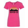 thumbnail image 1 of Inktastic Denver Colorado Skyline Vintage Women's T-Shirt, 1 of 5