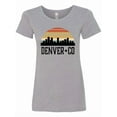 thumbnail image 1 of Inktastic Denver Colorado Skyline Vintage Women's T-Shirt, 1 of 5