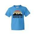 thumbnail image 1 of Inktastic Denver Colorado Skyline Vintage Youth T-Shirt, 1 of 5