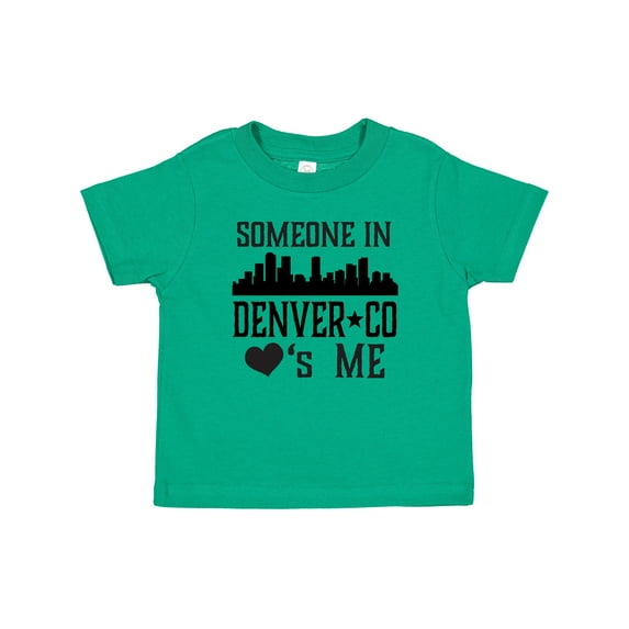 Inktastic Denver Colorado Someone Loves Me Skyline Boys or Girls Baby T-Shirt
