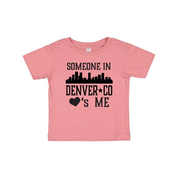 Inktastic Denver Colorado Someone Loves Me Skyline Boys or Girls Baby T-Shirt
