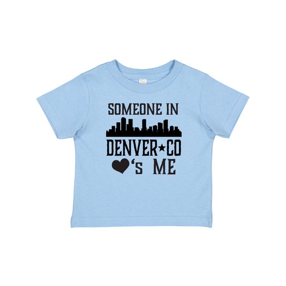 Inktastic Denver Colorado Someone Loves Me Skyline Boys or Girls Baby T-Shirt