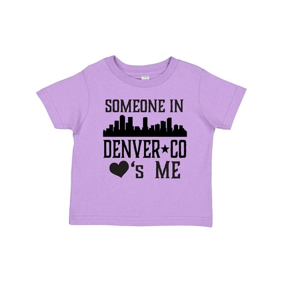 Inktastic Denver Colorado Someone Loves Me Skyline Boys or Girls Toddler T-Shirt