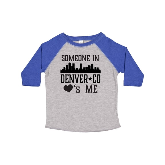 Inktastic Denver Colorado Someone Loves Me Skyline Boys or Girls Toddler T-Shirt