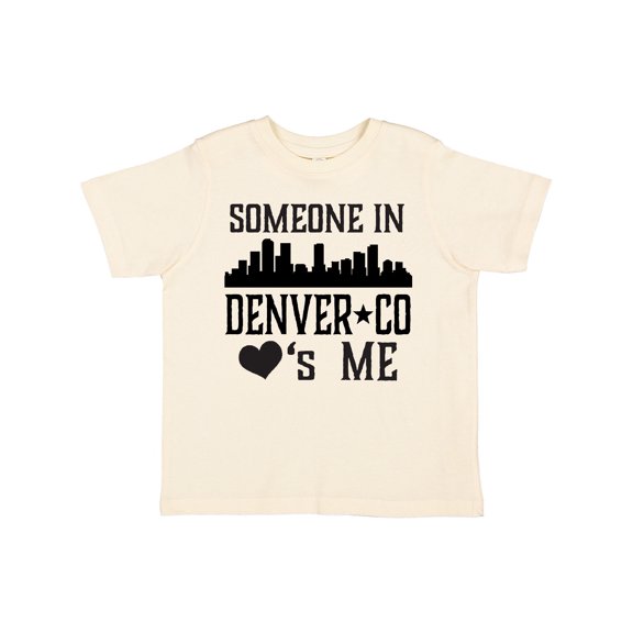 Inktastic Denver Colorado Someone Loves Me Skyline Boys or Girls Toddler T-Shirt