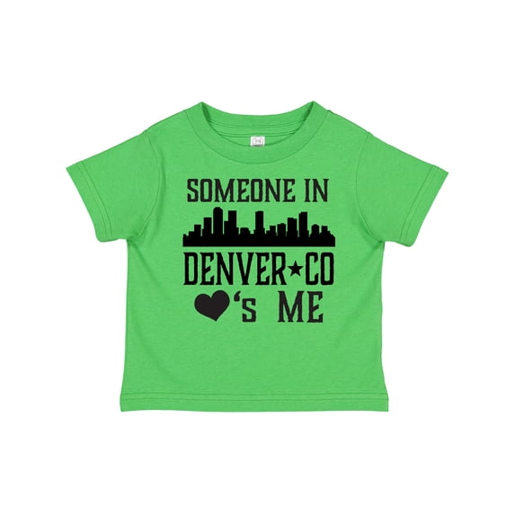 Inktastic Denver Colorado Someone Loves Me Skyline Boys or Girls Toddler T-Shirt