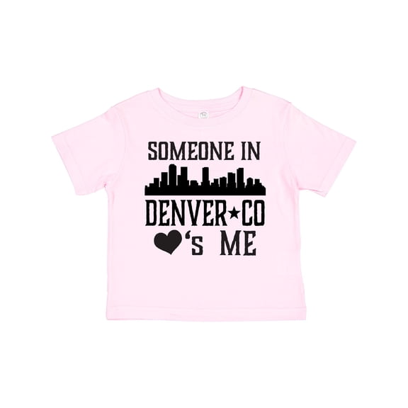 Inktastic Denver Colorado Someone Loves Me Skyline Boys or Girls Toddler T-Shirt