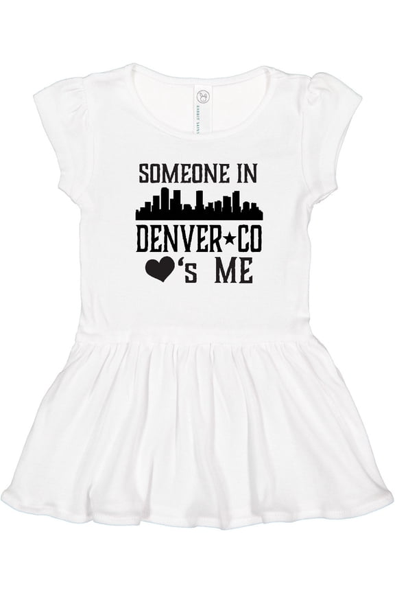 Denver Colorado Someone Loves Me Skyline Girls Toddler Dress