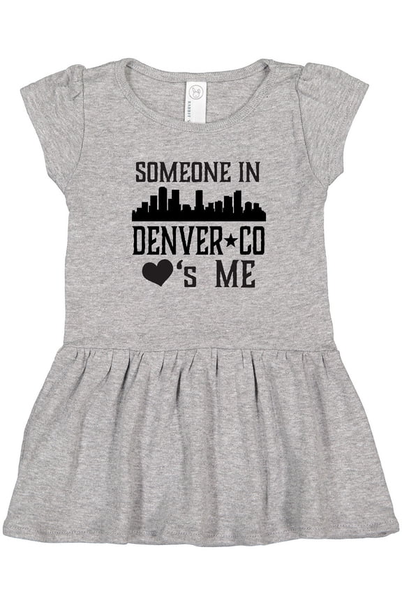 Denver Colorado Someone Loves Me Skyline Girls Toddler Dress