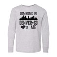 thumbnail image 1 of Inktastic Denver Colorado Someone Loves Me Skyline Long Sleeve Youth T-Shirt, 1 of 5