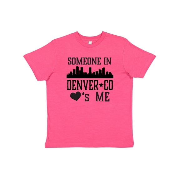 Inktastic Denver Colorado Someone Loves Me Skyline Youth T-Shirt