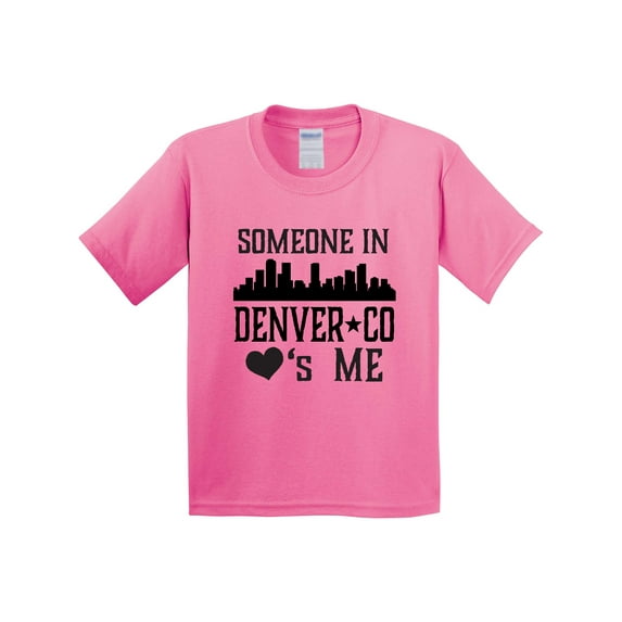 Inktastic Denver Colorado Someone Loves Me Skyline Youth T-Shirt