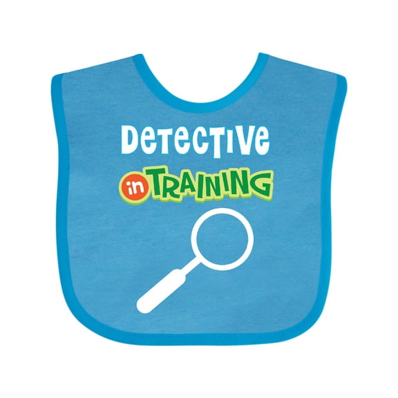 Inktastic Detective in Training Boys or Girls Baby Bib