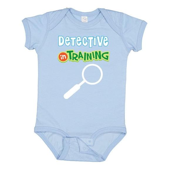 Inktastic Detective in Training Boys or Girls Baby Bodysuit