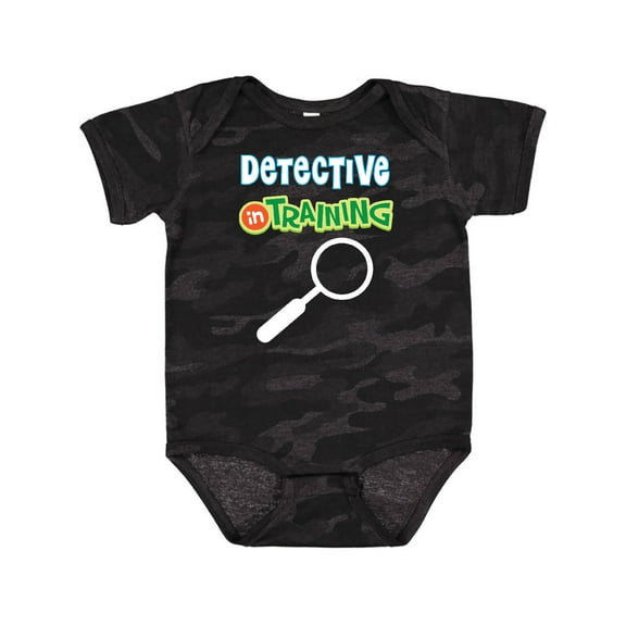 Inktastic Detective in Training Boys or Girls Baby Bodysuit