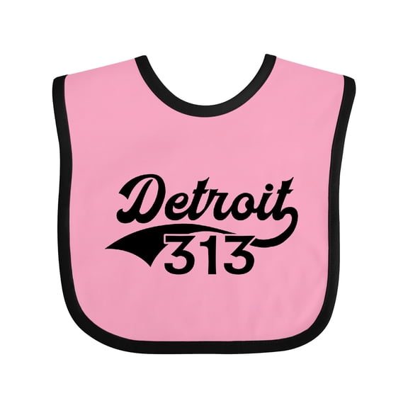 Inktastic Detroit 313 Boys or Girls Baby Bib