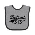 thumbnail image 1 of Inktastic Detroit 313 Boys or Girls Baby Bib, 1 of 4