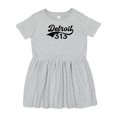 thumbnail image 1 of Inktastic Detroit 313 Girls Toddler Dress, 1 of 5