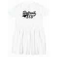 thumbnail image 1 of Inktastic Detroit 313 Girls Toddler Dress, 1 of 5