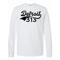 thumbnail image 1 of Inktastic Detroit 313 Long Sleeve T-Shirt, 1 of 5