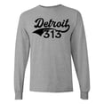 thumbnail image 1 of Inktastic Detroit 313 Long Sleeve T-Shirt, 1 of 5