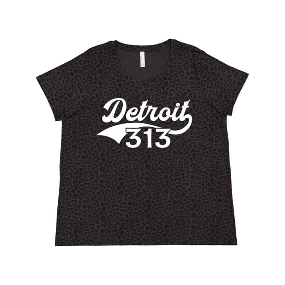 Inktastic Detroit 313 Women's Plus Size T-Shirt