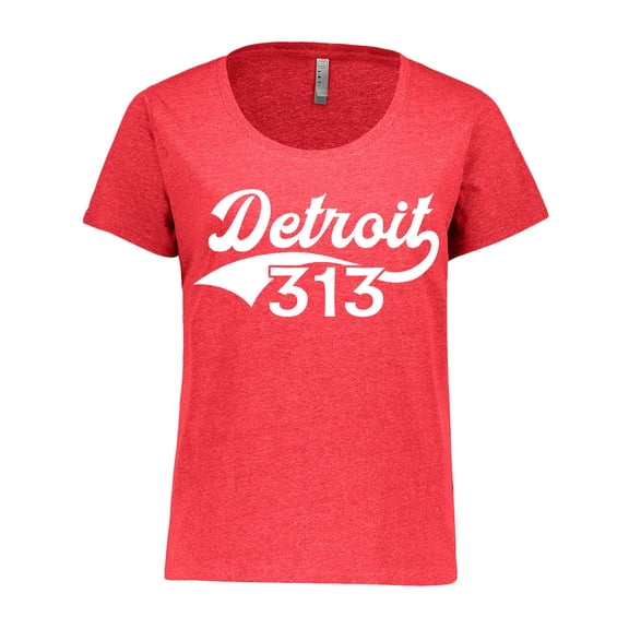 Inktastic Detroit 313 Women's Plus Size T-Shirt
