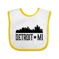 thumbnail image 1 of Inktastic Detroit Michigan City Skyline Boys or Girls Baby Bib, 1 of 4