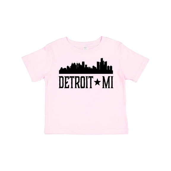 Inktastic Detroit Michigan City Skyline Boys or Girls Toddler T-Shirt