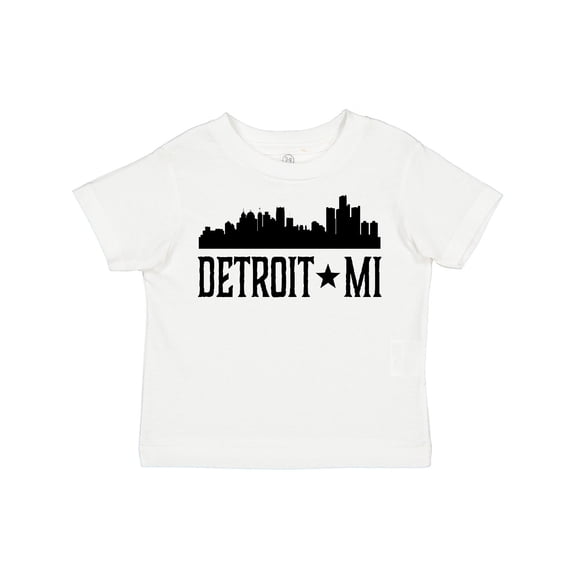 Inktastic Detroit Michigan City Skyline Boys or Girls Toddler T-Shirt