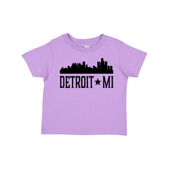 Inktastic Detroit Michigan City Skyline Boys or Girls Toddler T-Shirt
