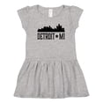 thumbnail image 1 of Inktastic Detroit Michigan City Skyline Girls Toddler Dress, 1 of 5